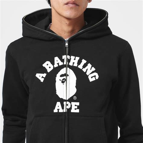 bathing ape zip up